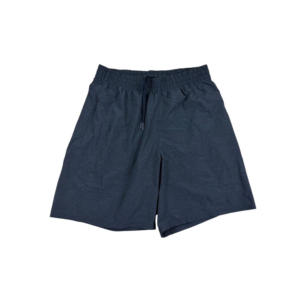 VRST Mens Medium Charcoal Heather Gray Athletic Training Shorts Drawstring Gym